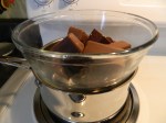 Double Boiler using a pot and bowl