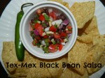Tex Mex Black Bean Salsa