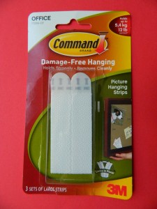 Command Large Damage Free Hanging Velcro Strips $3.55