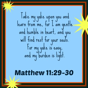 Matthew 11 29 30