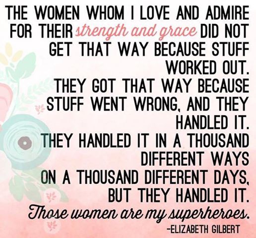 love and admire for strength