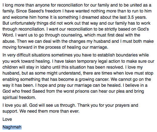 Naghmeh letter part 2